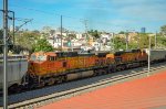 BNSF C44-9W Locomotive as DPU